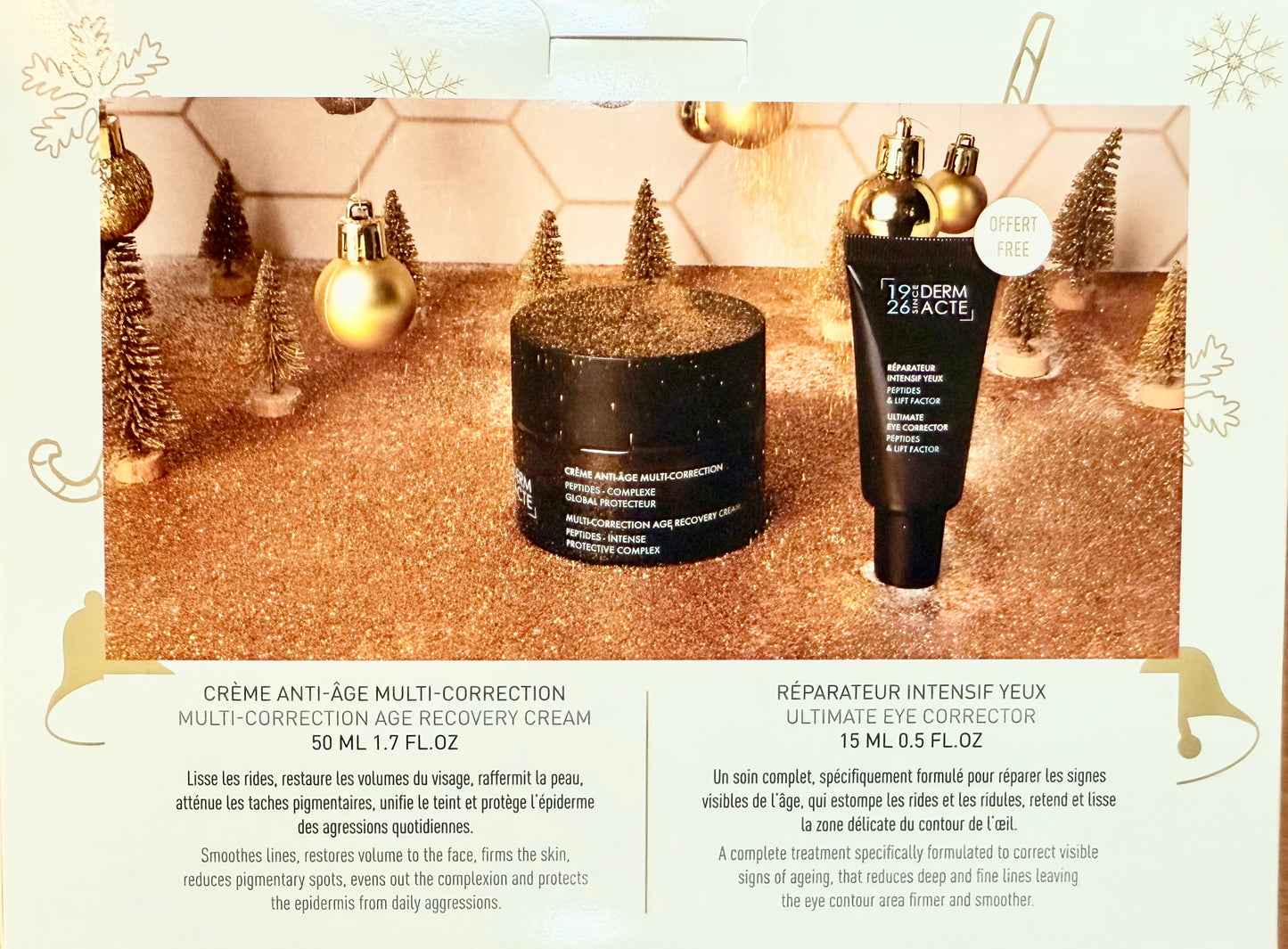 Academie Derm Acte - Multi-Correction Age Recovery Cream & Ultimate Eye Corrector  - Jólapakki