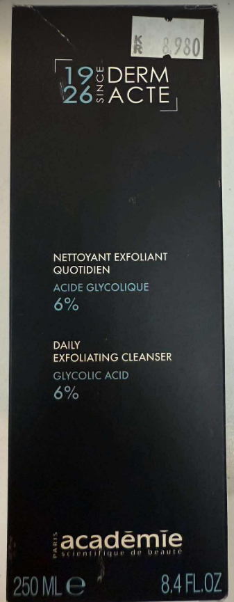 Academie Derm Acte - Daily Exfoliating Cleanser - Glycolic Acid 6%